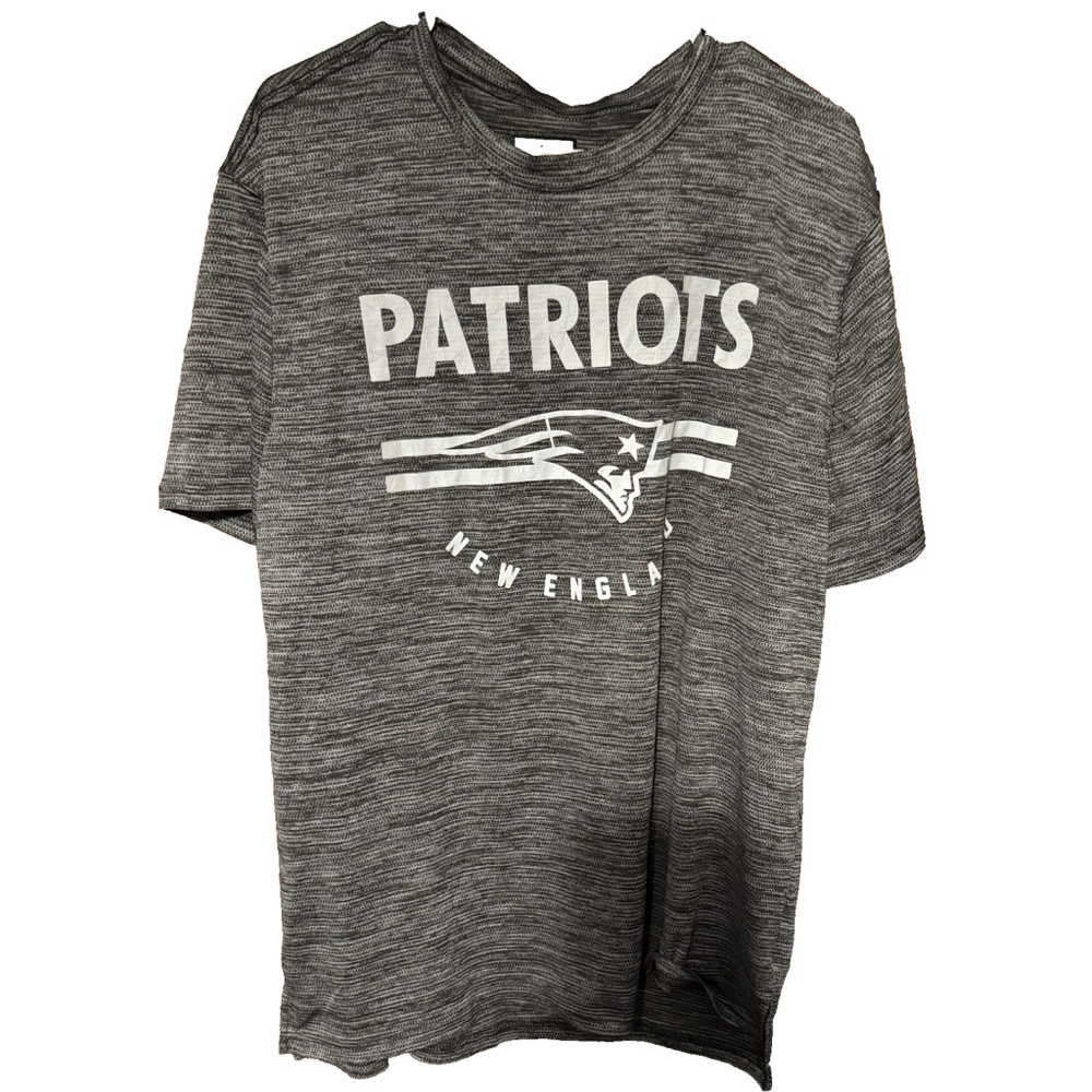 New England Patriots Team Apparel T-Shirt Men's Size L Gray
